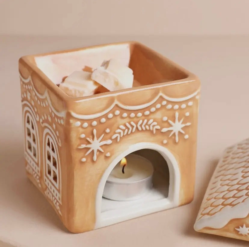 Gingerbread House Wax Melt Burner