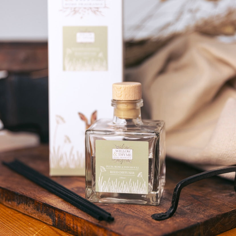 Plum, Rose & Patchouli Reed Diffuser