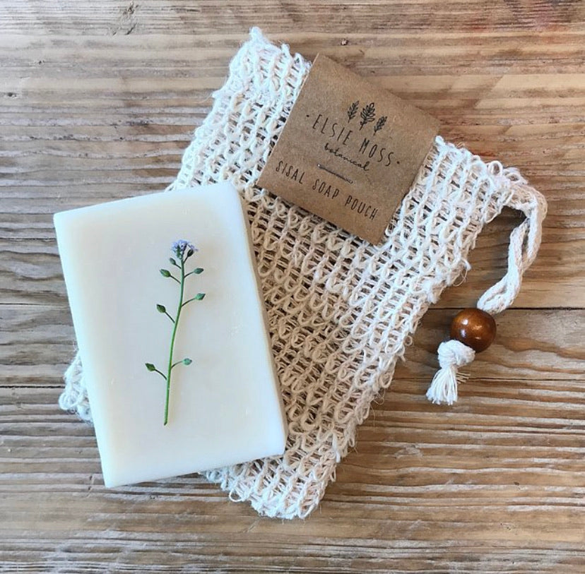 Natural Sisal Soap Pouch