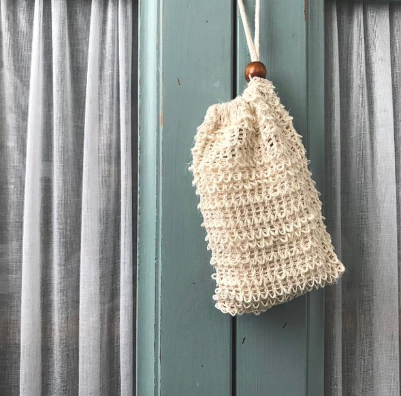 Natural Sisal Soap Pouch