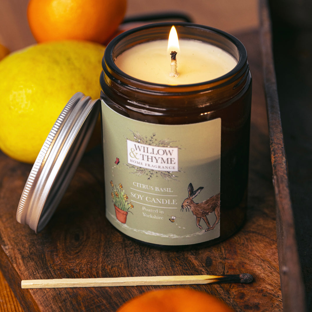 Citrus Basil Soy Candle