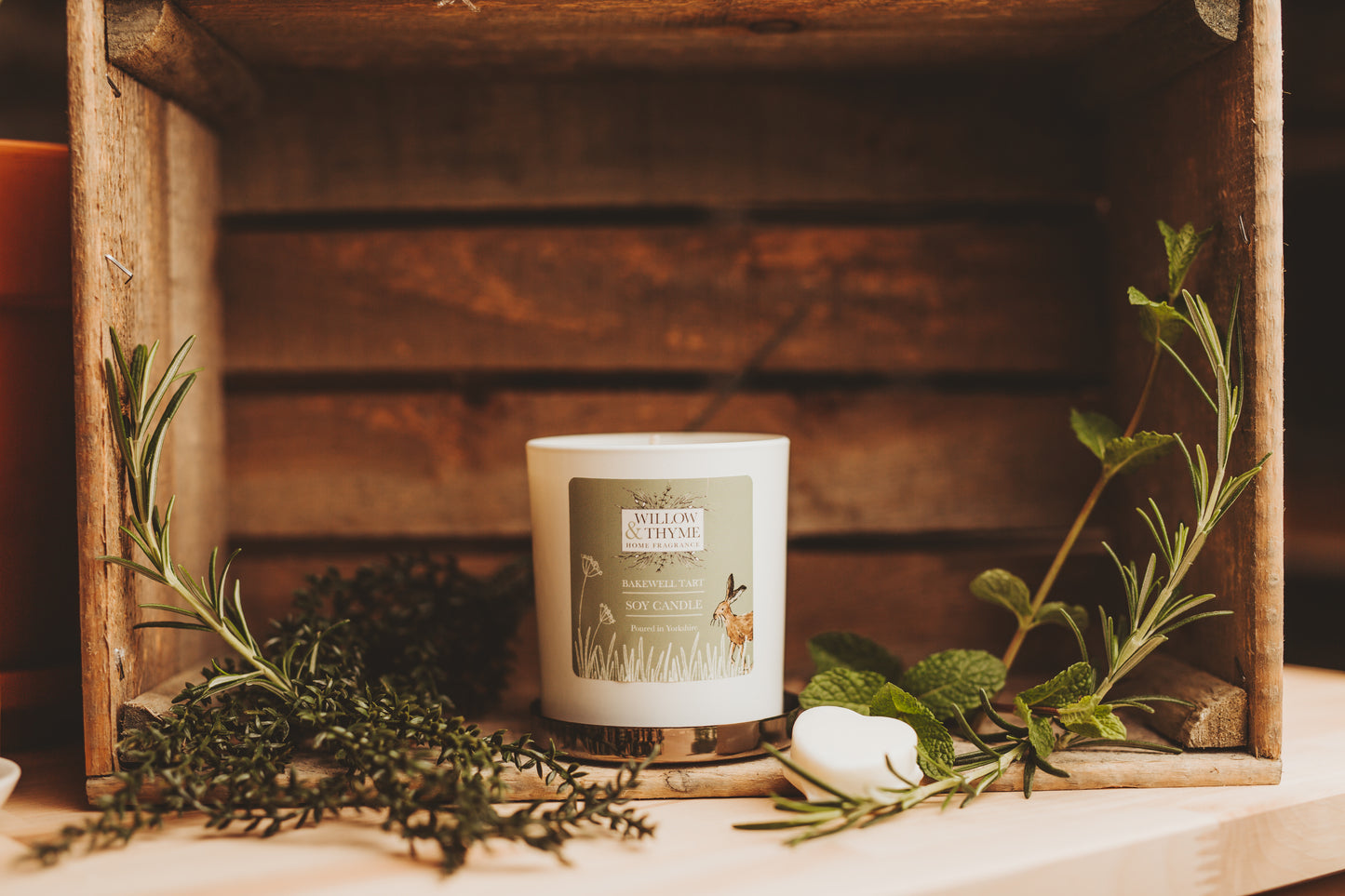 Bakewell Tart Candle